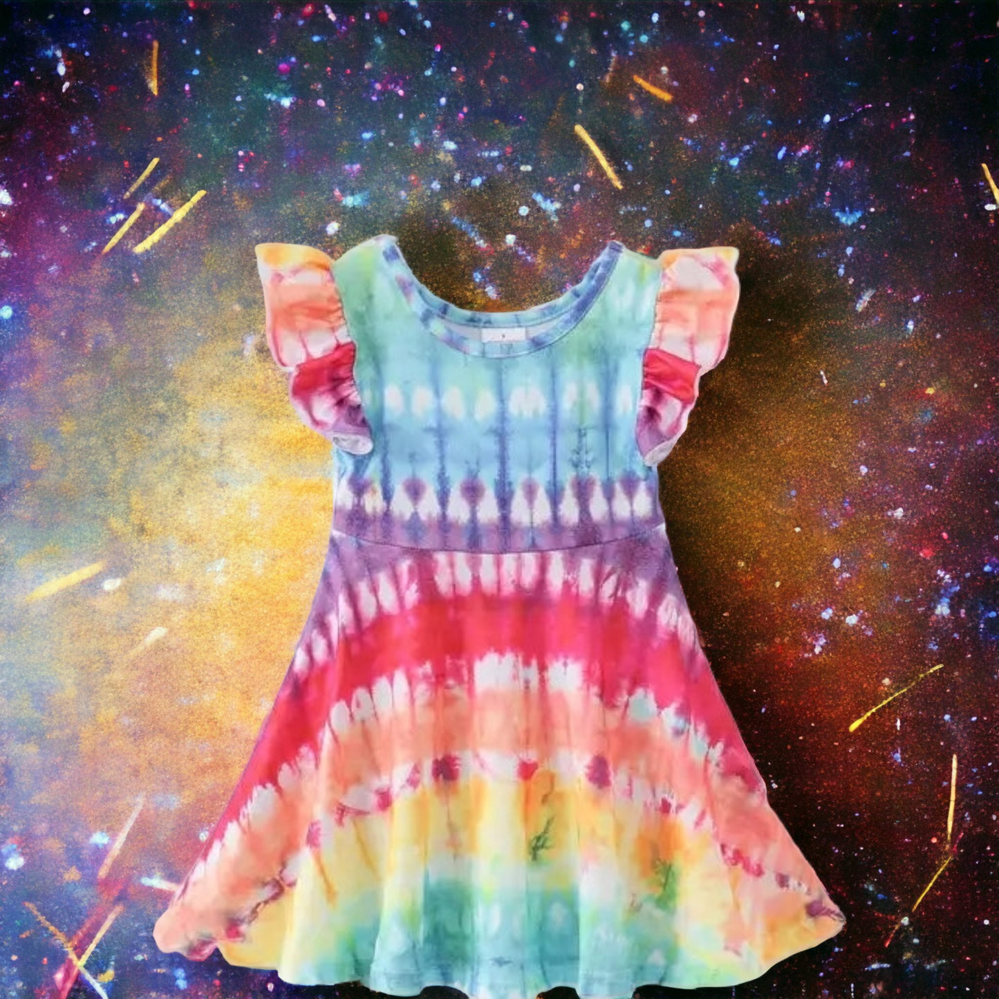 Colorful Tie Dye Sundress